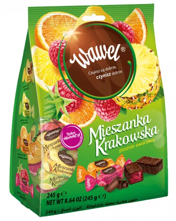 Wawel Mieszanka Krakowska Galaretki w czekoladzie 245g [REKSIO_FR]