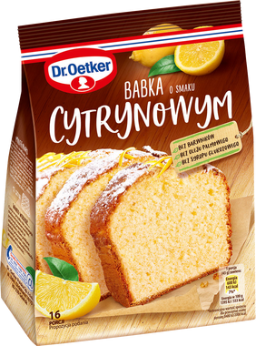 Ciasto w Proszku Babka Cytrynowa 375g Dr Oetker