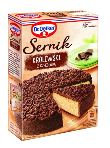 [00203] Ciasto w proszku Sernik Królewski z Czekoladą 520g Dr. Oetker