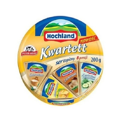 [415-4] Hochland Kwartett Ser topiony 200 g (8 porcji) [REKSIO_FR]