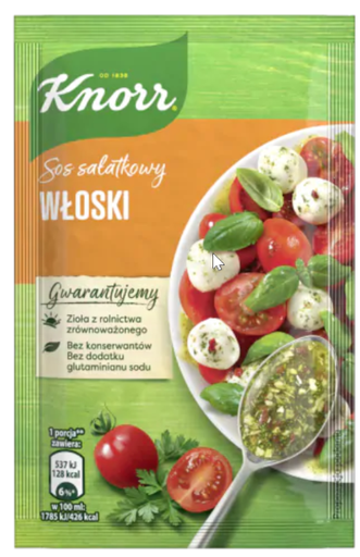[00135] Knorr Sos sałatkowy włoski 9 g