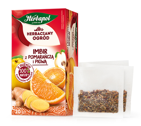[00233] Herbata Imbir z pomarańczą i pigwą 20x2,5g Herbapol