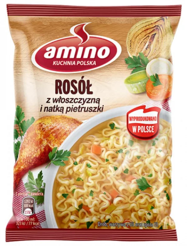 Zupa Noodle Rosół z Kury 59g Amino [REKSIO_FR]