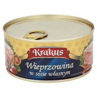 Krakus Wieprzowina w sosie własnym Konserwa 300g [REKSIO_FR]