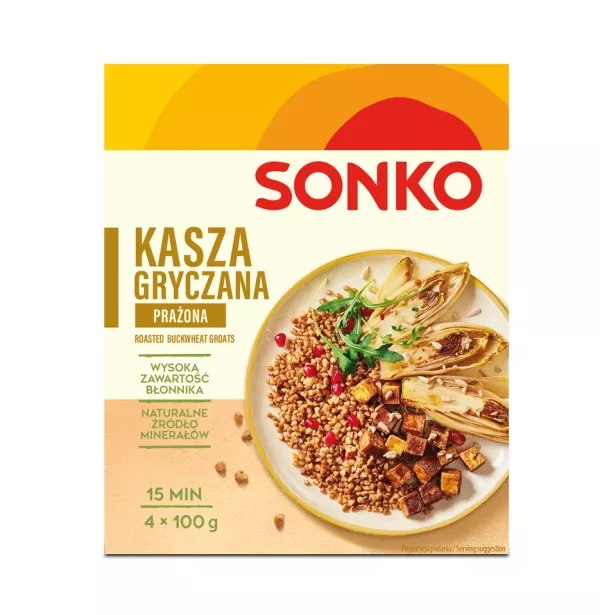 Risana Kasza gryczana prażona 400 g (4 torebki) [REKSIO_FR]