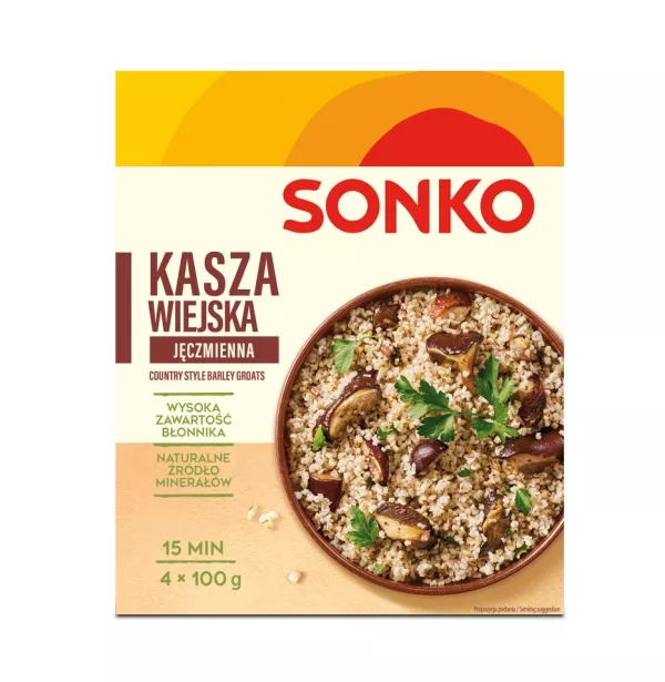 Risana Kasza jęczmienna wiejska 400 g (4 torebki) [REKSIO_FR]