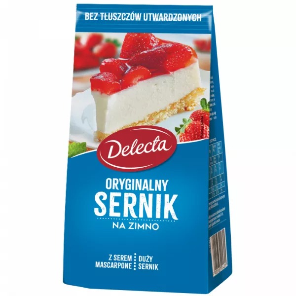 Ciasto Sernik na zimno Oryginalny 154g Delecta