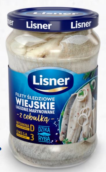 Lisner Wiejskie filety śledziowe z cebulką 600 g [REKSIO_FR]