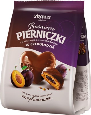 Pierniczki śliwkowe w czekoladzie 150g Skawa [REKSIO_FR]