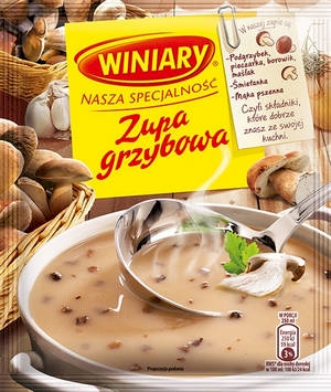 Winiary Soupe aux champignons des bois déshydratée 48g