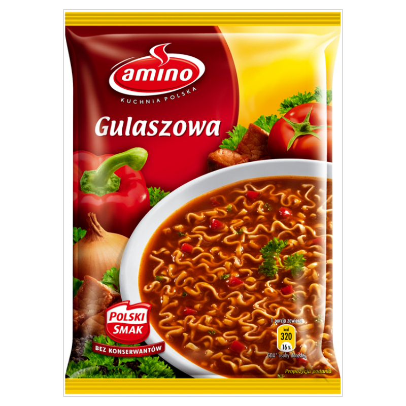 Zupa Noodle Gulaszowa 59g Amino [REKSIO_FR]