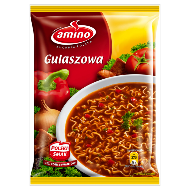 Zupa Noodle Gulaszowa 59g Amino