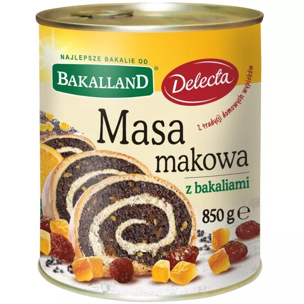 Masa Makowa z Bakaliami 850g Bakalland [REKSIO_FR]