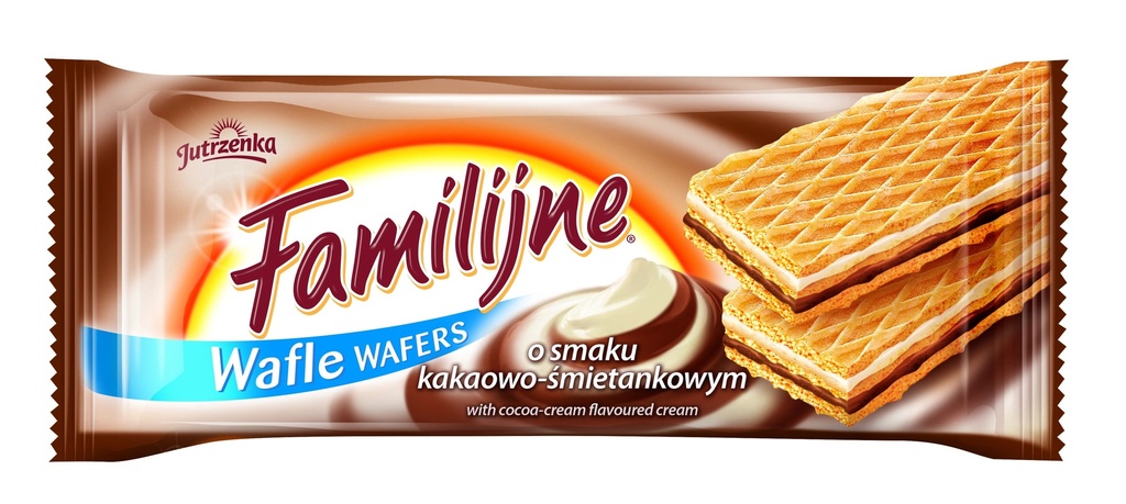 Familijne Wafle o smaku kakaowo-śmietankowym 180 g [REKSIO_FR]