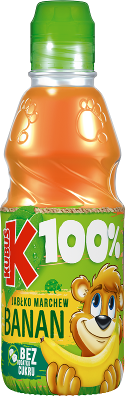 Kubuś Sok 100% Banan Marchew Jabłko 0,3l [REKSIO_FR]