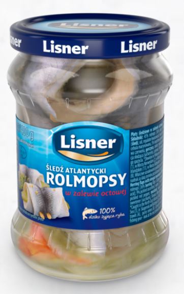 Lisner Rollmops hareng au vinaigre 400g