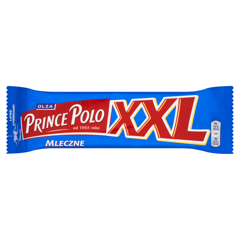 Gaufrette saveur chocolat au lait  "Prince Polo XXL" 50g
