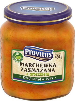 Provitus Marchewka zasmażana z groszkiem 480g [REKSIO_FR]