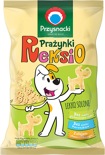 Przysnacki Reksio Prażynki lekko solone 95 g [REKSIO_FR]