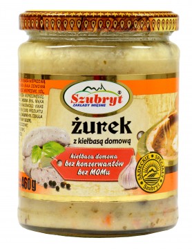 Żurek z kiełbasą domową 460g Szubryt  [REKSIO_FR]