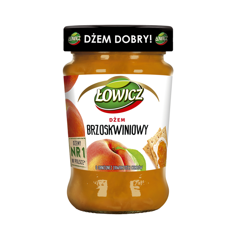 Łowicz Dżem Brzoskwiniowy n/s 280g [REKSIO_FR]