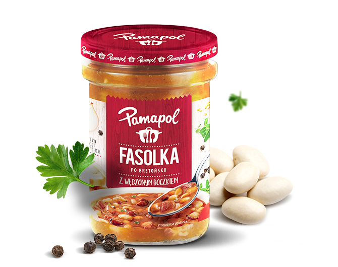 Fasolka po Bretońsku z boczkiem 500g Pamapol [REKSIO_FR]