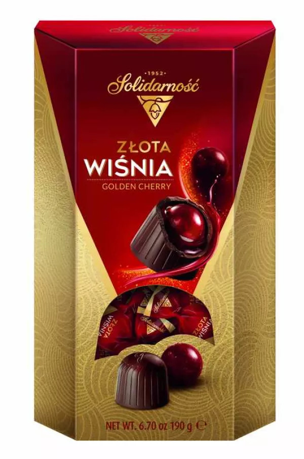 Solidarność Złota Wiśnia w czekoladzie 190g [REKSIO_FR]