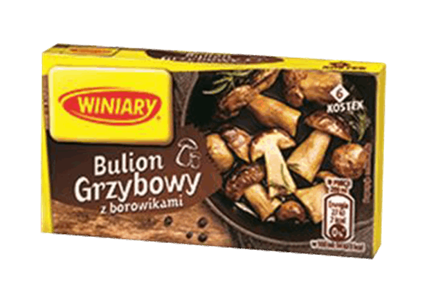 Winiary Bulion Grzyboway z borowikami 60g kostka [REKSIO_FR]