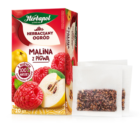 Herbata Malina z pigwą 20*2,7g Herbapol [REKSIO_FR]