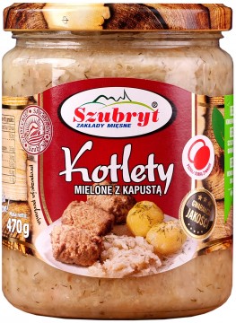 Kotlety Mielone z kapustą 470g Szubryt [REKSIO_FR]