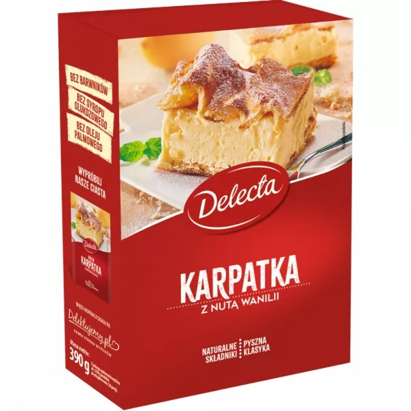 Gâteau Karpatka 375g Delecta