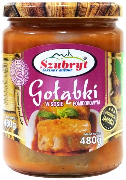 Gołąbki w sosie pomidorowym 480g Szubryt [REKSIO_FR]