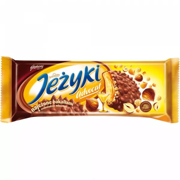 Ciastka Jeżyki Advoccat w Czekoladzie Goplana 140g Colian [REKSIO_FR]