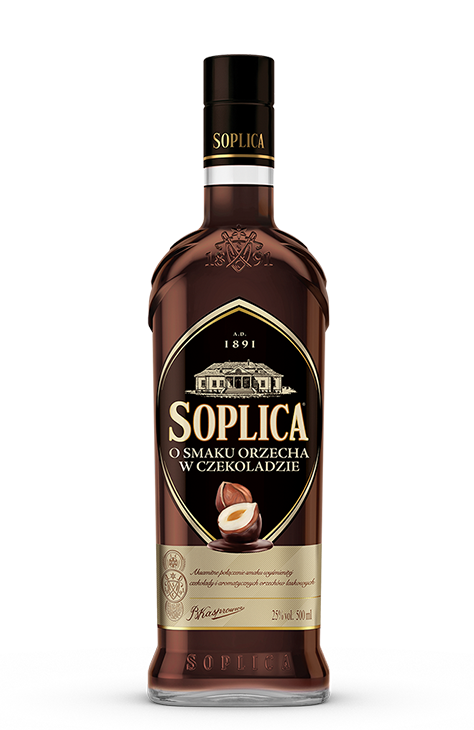 Soplica o smaku orzecha w czekoladzie 25% 500ml