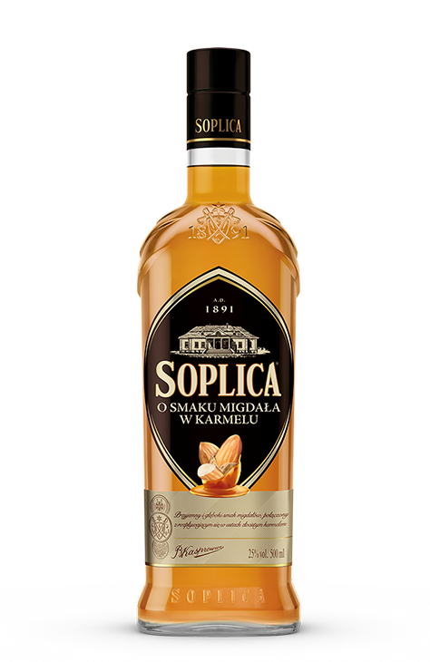 Liqueur de vodka - amande au caramel 25% 500ml Soplica