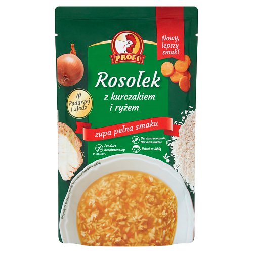 Rosołek z kurczakiem i ryżem 450g Profi [REKSIO_FR]