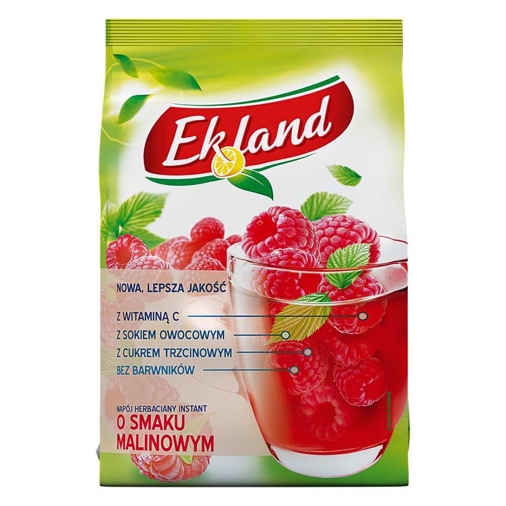 Ekland Napój Herbaciany Instant Malinowy 300g [REKSIO_FR]