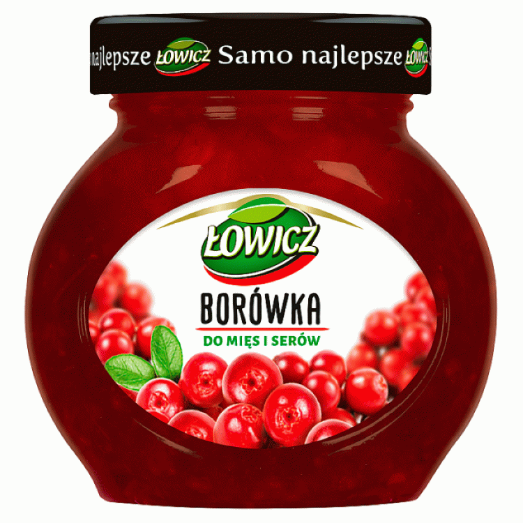 Łowicz Borówka do mięs i serów 230g