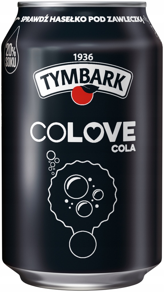 CoLove Cola Napój Gazowany w puszce 0,33l Tymbark [REKSIO_FR]