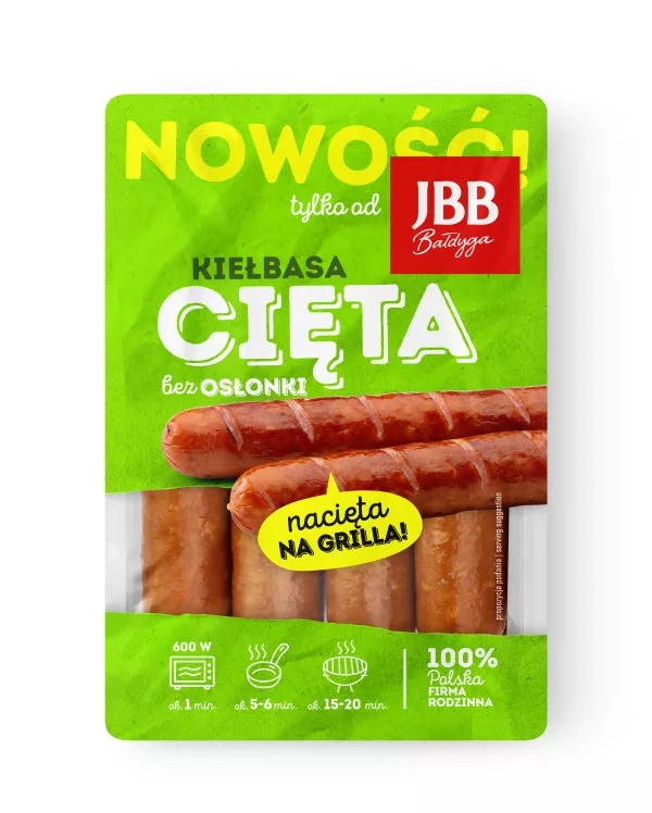 Kiełbasa cięta bez osłonki ok 0,65kg JBB [REKSIO_FR]