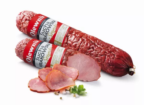 Kielbasa krakowska sucha ok 0,7kg Olewnik [REKSIO_FR]