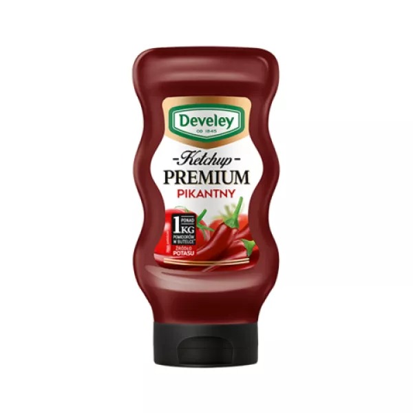 Ketchup Premium Pikantny 460g Develey [REKSIO_FR]