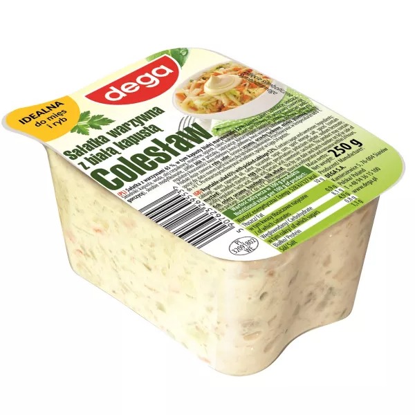 Dega Salatka warzywna z białą kapustą Colesław 250g [REKSIO_FR]