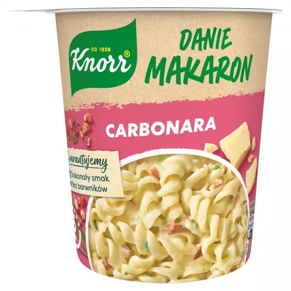 Danie makaron carbonara 62g Knorr Unilever [REKSIO_FR]