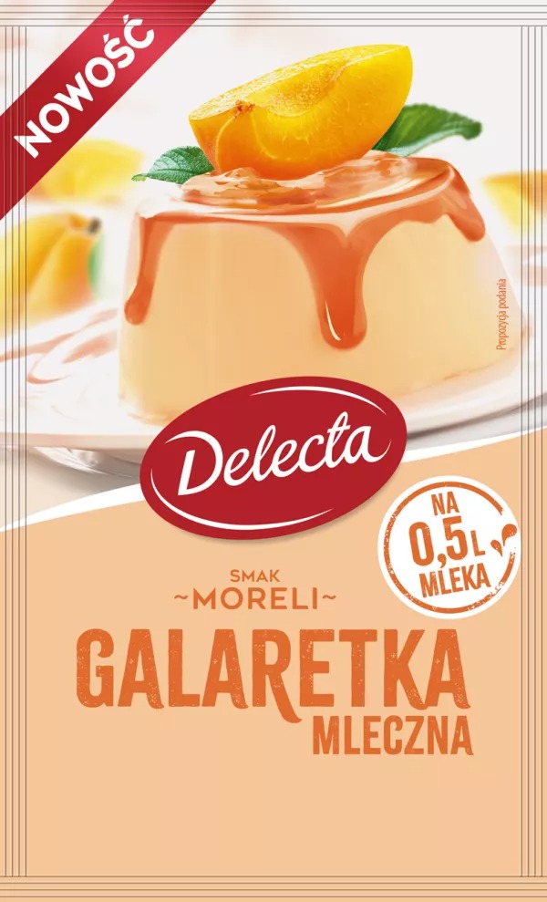 Galaretka Mleczna Smak Moreli 60g Delecta
 [REKSIO_FR]