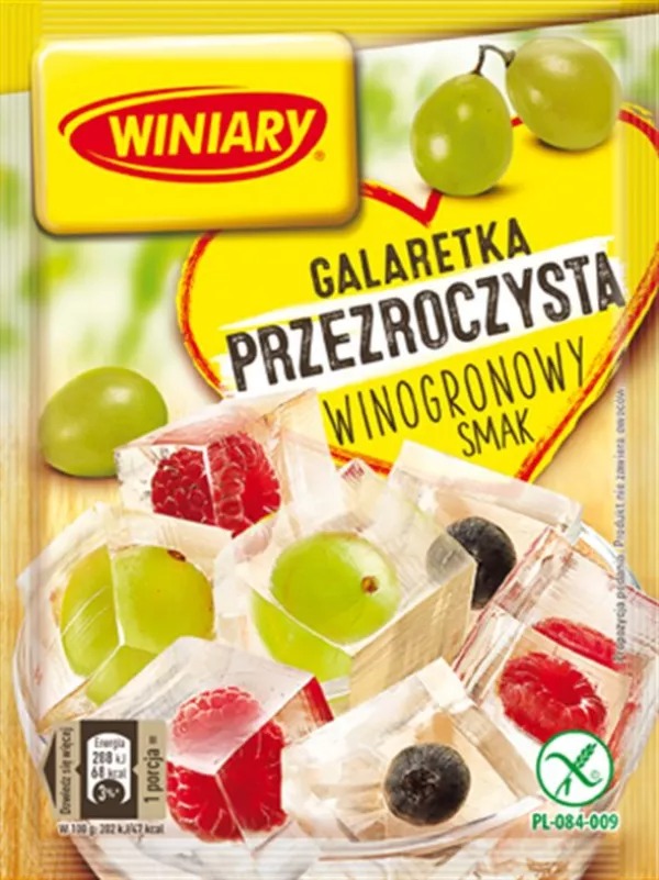 Gelée Transparente Raisin 71g Winiary