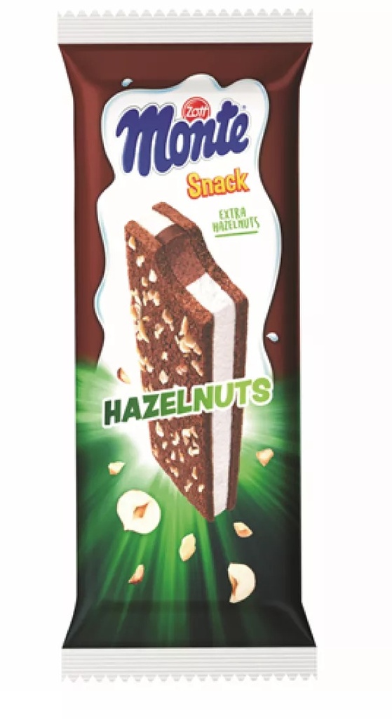 Batonik Mleczny Monte Snack Orzech Laskowy 29g Zott