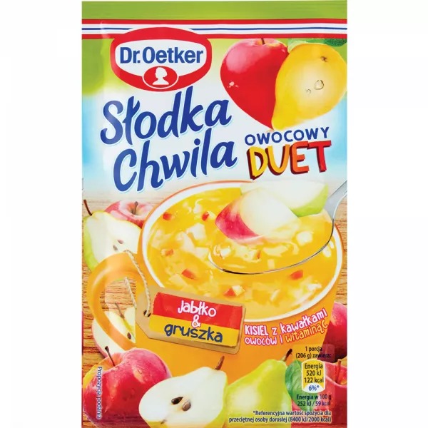 Kisiel Slodka Chwila Duet Jablko Gruszka 31,5g Dr Oetker [REKSIO_FR]