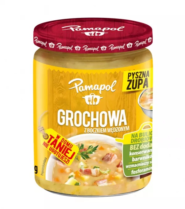 Grochowa z Boczkiem Wędzonym 470g Pamapol  [REKSIO_FR]