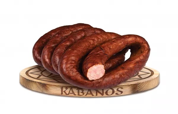 Saucisse de Porc avec Ajout de Veau Environ 1kg Kabanos Jabłonka